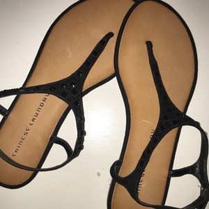 Black sandals